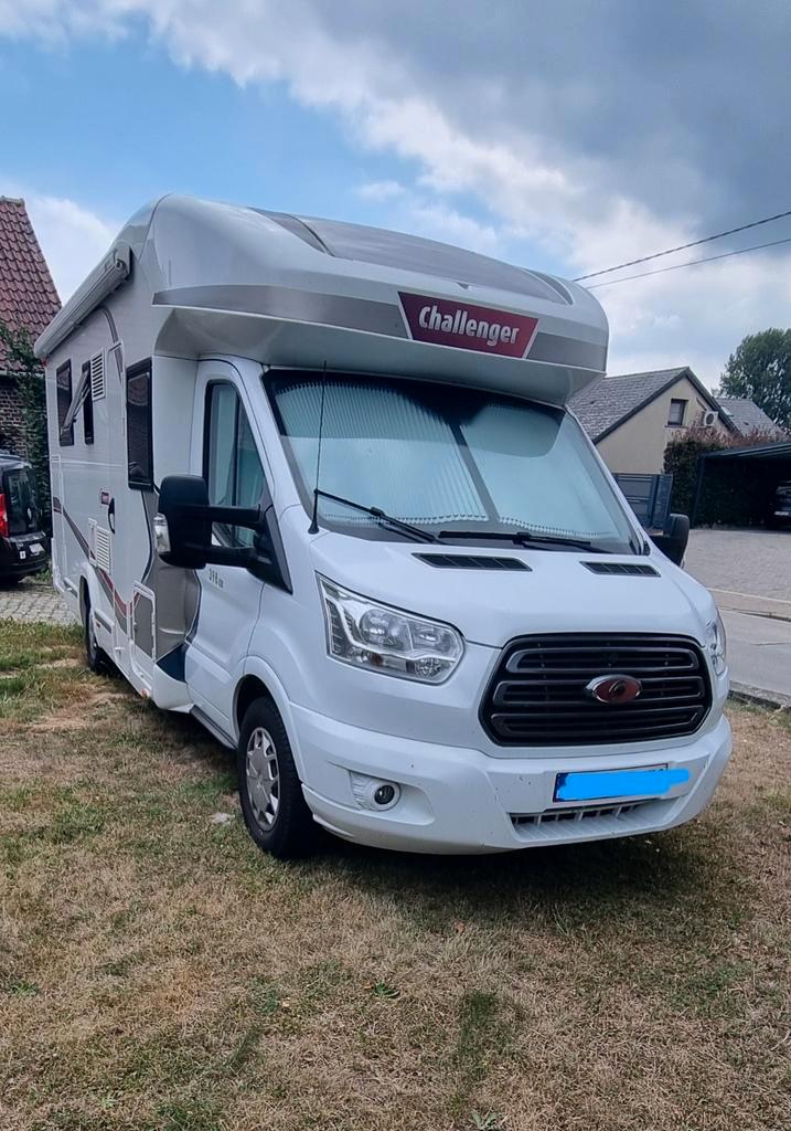 Mobilhome Ford Challenger, Caravans en Kamperen, Mobilhomes, Particulier, tot en met 4, Half-integraal, Challenger, Ford, Diesel