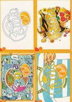 4 Fanta postkaarten boomerang, Verzamelen, Postkaarten | Themakaarten, Verzenden, 1980 tot heden, Ongelopen, Overige thema's