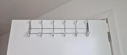 Over-the-Door Rack – 12 Hooks – Chrome with Clear Ends – Lik, Huis en Inrichting, Overige Huis en Inrichting, Zo goed als nieuw