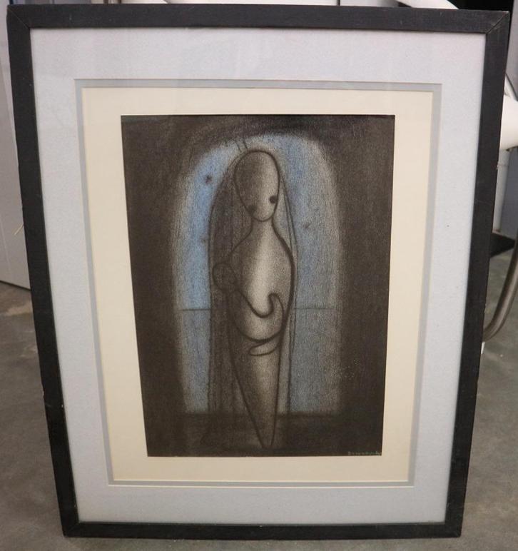 BORONOVSKY, Maternité, Antiek en Kunst, Kunst | Schilderijen | Abstract, Ophalen of Verzenden