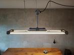 Jaren '50 dimbare hanglamp, Ophalen, Gebruikt, 50 tot 75 cm, Glas