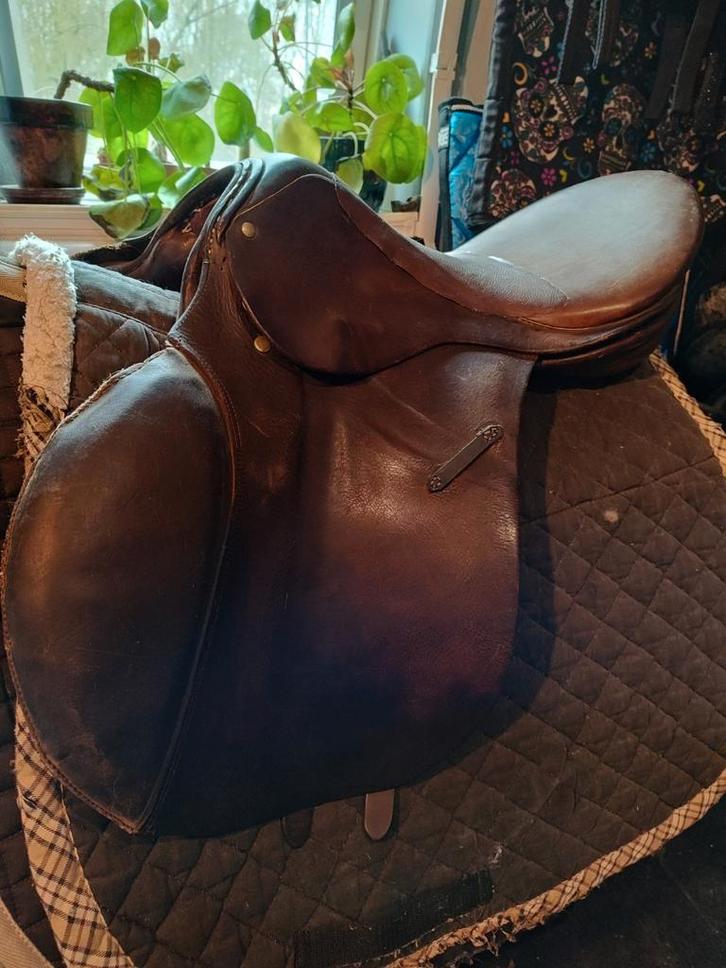 Oud speel zadel, Dieren en Toebehoren, Paarden en Pony's | Zadels, Gebruikt, Overige soorten, Ophalen