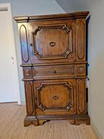 barkast in notelaar, Ophalen, Gebruikt, Met deur(en), Klassiek Italiaans
