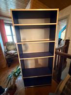 Boekenkast blauw, Huis en Inrichting, Ophalen, Gebruikt, 50 tot 100 cm, Minder dan 25 cm