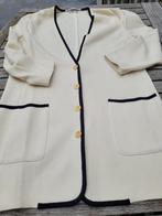 Veste longue Devernois, Vêtements | Femmes, Pulls & Gilets, Taille 42/44 (L), Enlèvement ou Envoi, Comme neuf, Blanc