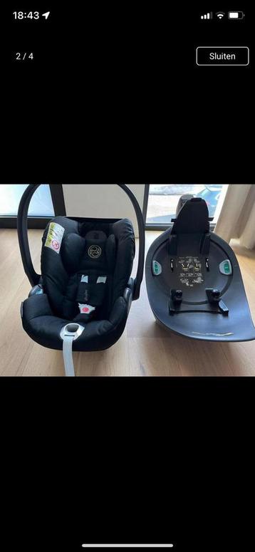 Cybex Cloud Z i-size plus en cloud Z base, Enlèvement