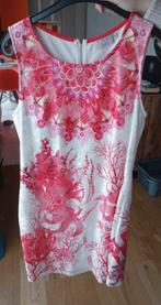 Robe à fleurs rouge, Comme neuf, Taille 42/44 (L), Rouge, Cassis