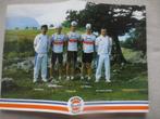 wielerposter 1990 team scania  gulf  cyclo crossteam, Verzamelen, Gebruikt, Verzenden