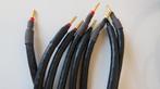 Four professional grade high-end loudspeaker cables, Enlèvement ou Envoi, Comme neuf, 2 à 5 mètres, Câble de haut-parleur
