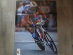 wielerposter team mapei  johan museeuw, Sport en Fitness, Verzenden, Gebruikt