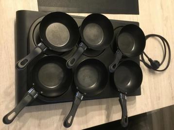 Pannenkoeken/ wokset, Enlèvement, Comme neuf, 4 à 7 personnes