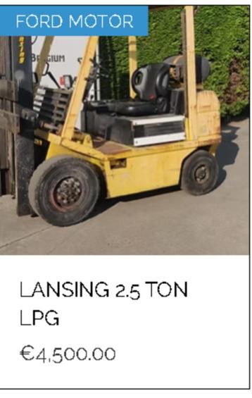 HEFTRUCK ALLE PRIJSKLASSE MET  VANAF 2800 € OF ZONDER GARANT beschikbaar voor biedingen