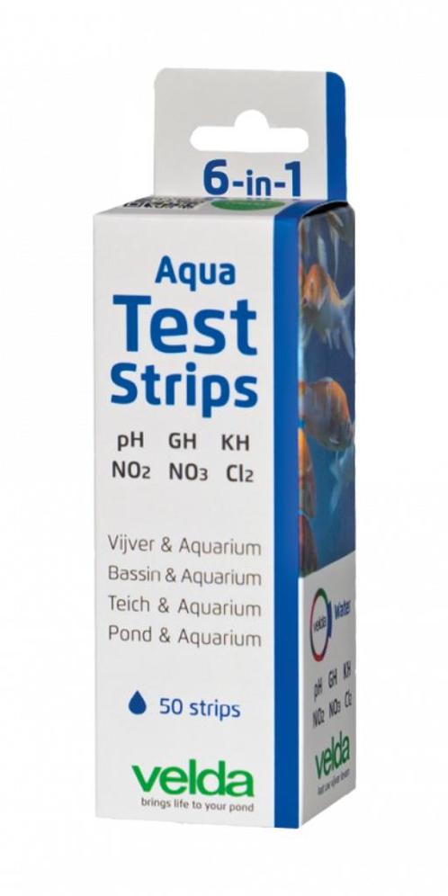 Velda Aqua Test Strips 6 in 1, Tuin en Terras, Vijver-toebehoren, Nieuw, Vijverfolie, Ophalen of Verzenden