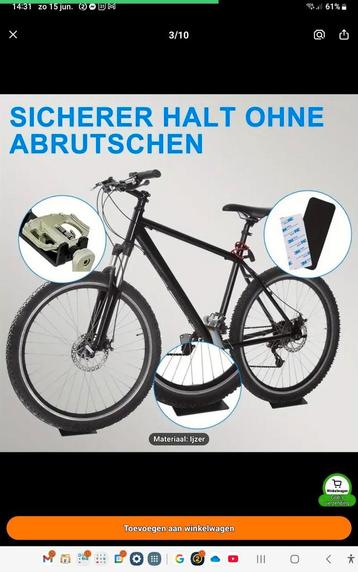 FIETSENDRAGER OP PEDAAL beschikbaar voor biedingen