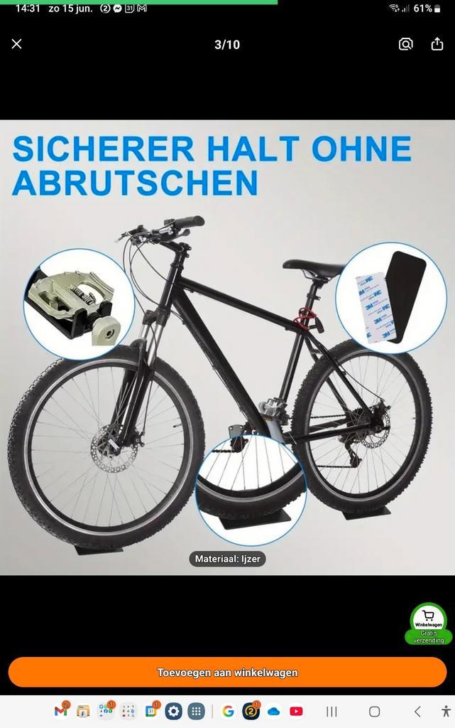 FIETSENDRAGER OP PEDAAL, Fietsen en Brommers, Elektrische fietsen, Zo goed als nieuw, Ophalen of Verzenden