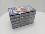 5 video cassettes nieuw vhs TDK TV 240 for daily use, Cd's en Dvd's, VHS | Film, Ophalen of Verzenden, Nieuw in verpakking
