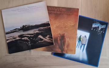 MOODY BLUES - To our children, Seventh sojourn & Octave 3LPs