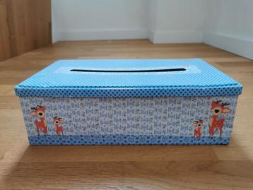Zakdoekendoos tissue box retro Bambi, blauw, merk Froy&Dind beschikbaar voor biedingen