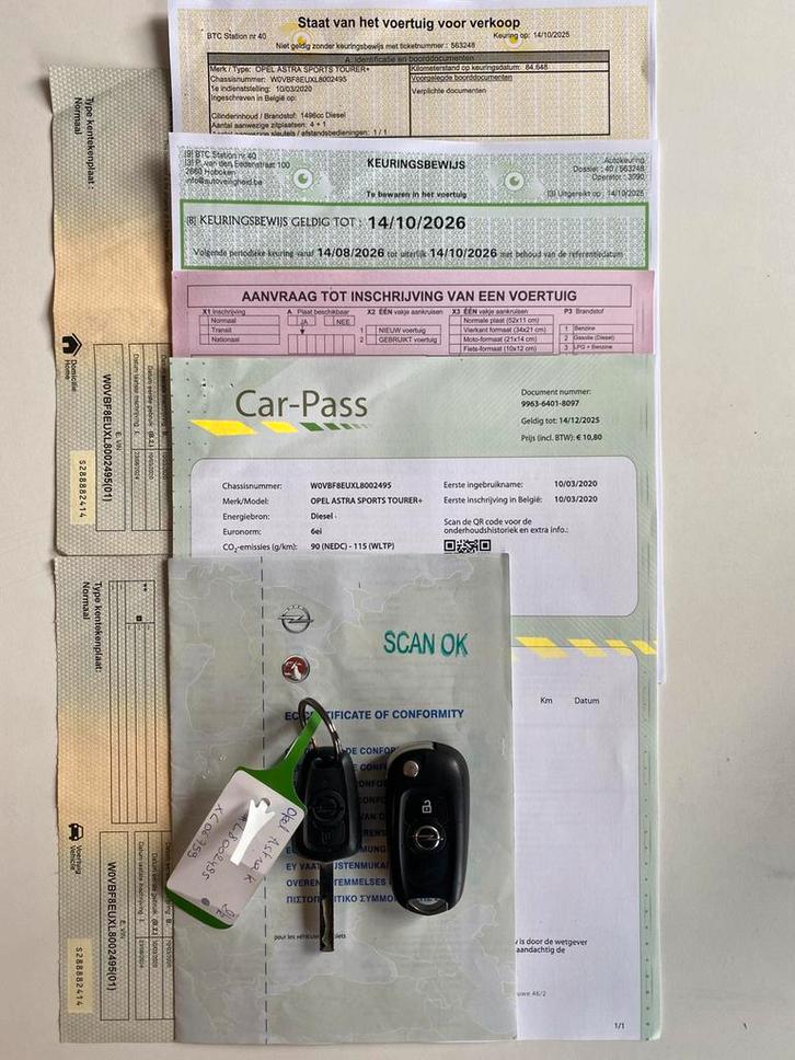 Opel Astra 1.5 CDTI GS Line Start/Stop – 2020, Auto's, Opel, Particulier, Astra, ABS, Diesel, Euro 6, Break, 5 deurs, Handgeschakeld