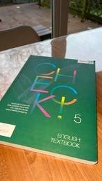 CHECK! Engelse 5e handleiding, Boeken, Schoolboeken, Ophalen, ASO, Engels, Plantyn