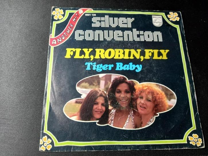 Silver Convention‎ — Fly, Robin, Fly '7 comme neuf, CD & DVD, Vinyles Singles, Comme neuf, Single, Autres genres, 7 pouces, Enlèvement ou Envoi