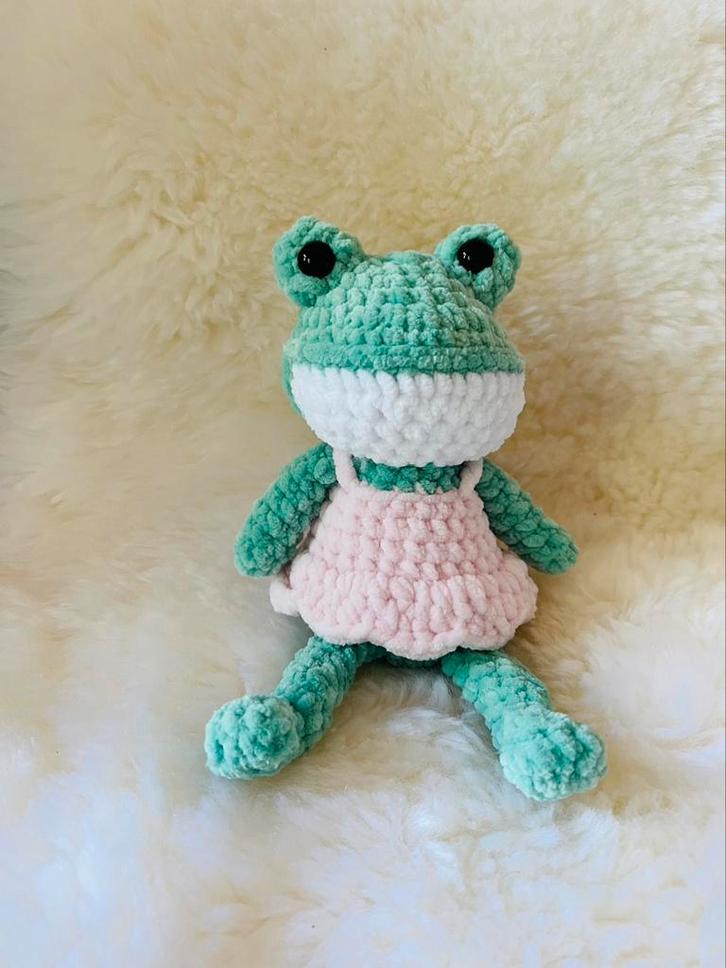 Grenouille avec une couverture, Enfants & Bébés, Jouets | Peluches, Neuf, Grenouille, Enlèvement ou Envoi