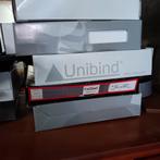 Unibind materiaal om mappen te maken, Ophalen