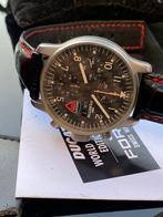 Fortis Flieger Chronograph < Limited Edition Ducati >, Handtassen en Accessoires, Horloges | Heren, Overige merken, Leer, Staal