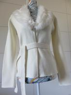 Leuk wit jasje / vest met pels -- nieuw -- dames, Nieuw, Jasje, Ophalen of Verzenden, Wit