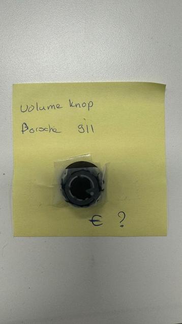 Volume knop Porsche 911 beschikbaar voor biedingen