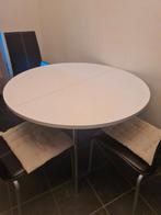 tafel, Huis en Inrichting, Tafels | Eettafels, Ophalen, Gebruikt, Rond, Vijf personen of meer