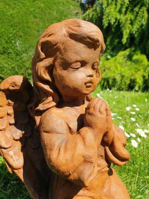 biddende engel , engel , tuinbeeld, Tuin en Terras, Tuinbeelden, Nieuw, Steen, Ophalen of Verzenden