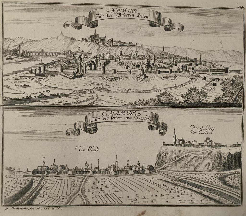 Namur - Namur - Bodenehr (Force d'Europe), Antiquités & Art, Art | Eaux-fortes & Gravures, Enlèvement ou Envoi