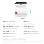 Petit mini lave-vaisselle de table portable, Electroménager, Neuf, Enlèvement ou Envoi, Moins de 10 litres, Classe énergétique A ou plus économe