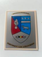 Bordje rijkswacht gendarmerie district la louviere, Ophalen, Rijkswacht, Overige typen
