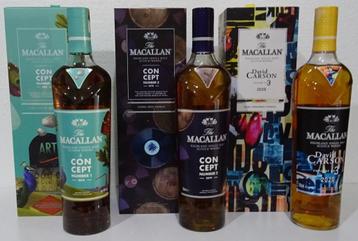 Macallan Concept set 3 flessen, Enlèvement, Neuf, Pleine