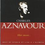 Charles Aznavour ‎– Hier Encore…Best Of Studio Et Live =5,99, Cd's en Dvd's, Verzenden, Zo goed als nieuw