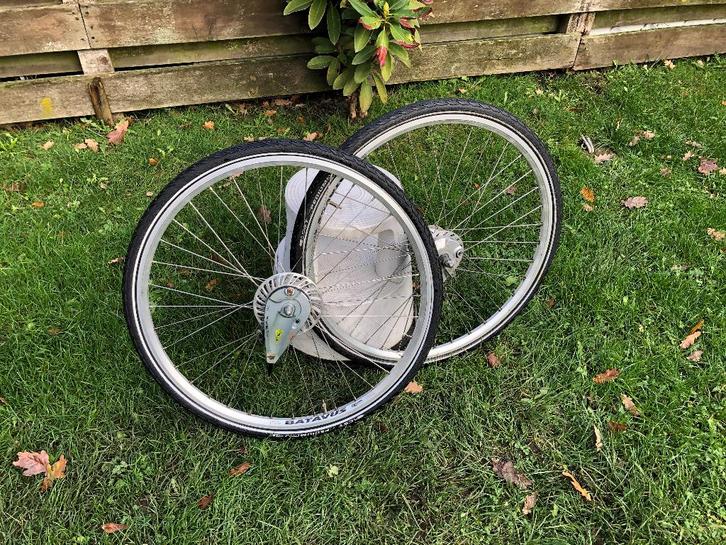 Set de roues : roue arrière 28 pouces, 7 vitesses NEXUS., Vélos & Vélomoteurs, Vélos Pièces, Utilisé, Général, Enlèvement ou Envoi