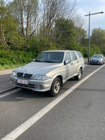Ssangyong musso 2.9 Diesel pick up, Autos, Argent ou Gris, Achat, 2900 cm³, 5 portes