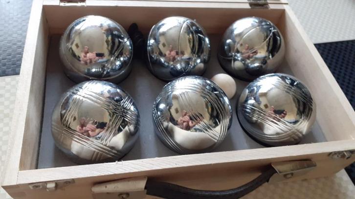 Coffret De Pétanque En Bois De Luxe, Sports & Fitness, Bowling, Neuf, Boule, Enlèvement