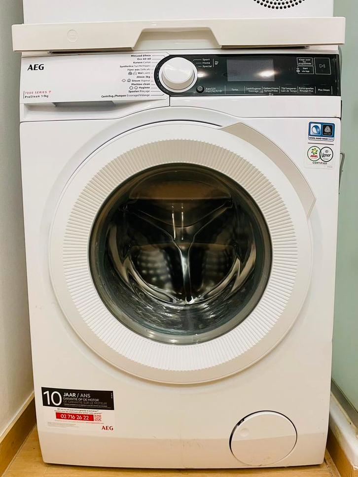 Machine a laver AEG pro steam/classe A/ sous garantie, Electroménager, Lave-linge, Comme neuf, Enlèvement