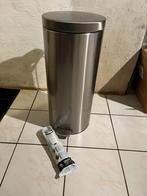 Brabantia pedaalemmer 30L, Inox, Gebruikt, Ophalen