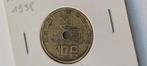 10 cent 1938 frans vlaams, Verzenden, Metaal, Losse munt