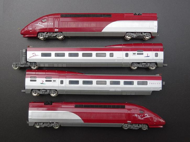 Train Thalys en 4 parties - Mehano - HO, Hobby & Loisirs créatifs, Trains miniatures | HO, Comme neuf, Set de Trains, Autres marques