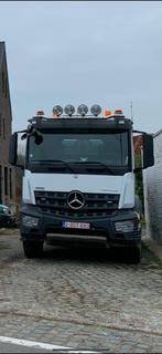 Mercedes Arocs 3343 containersysteem, Auto's, Mercedes-Benz, Automaat, Achterwielaandrijving, Wit, Diesel