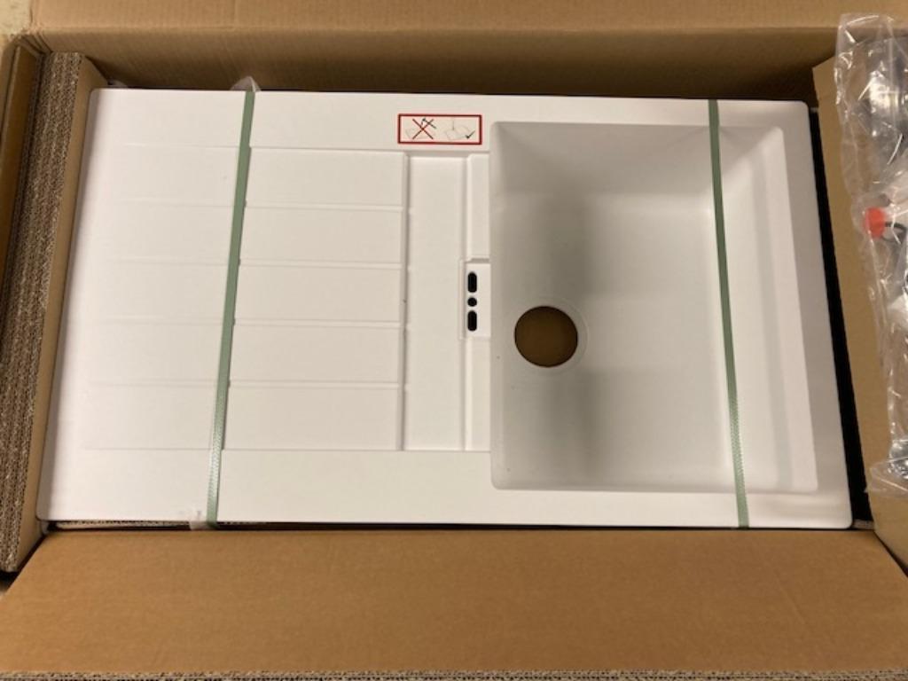 Evier de cuisine SCHOCK, Ophalen, Wit, Nieuw, 50 tot 100 cm