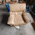 Lederen zetels, Huis en Inrichting, Fauteuils, Ophalen, Zo goed als nieuw, 75 tot 100 cm, Leer