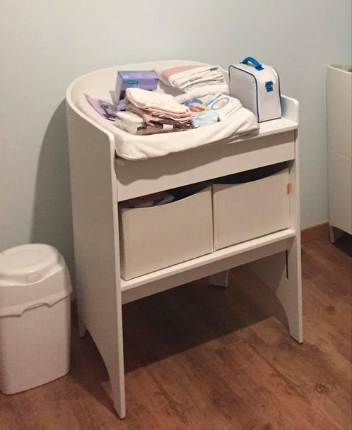 Leander evoluerende commode - Wit, Kinderen en Baby's, Kinderkamer | Commodes en Kasten, Zo goed als nieuw, Commode, 90 tot 105 cm
