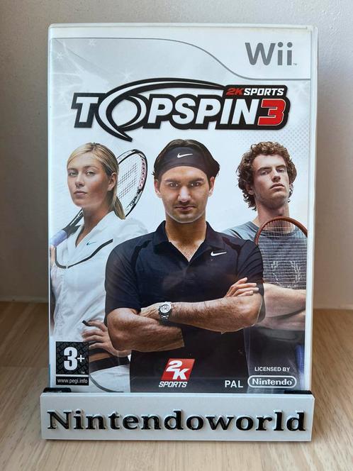 Topspin 3 (Wii), Games en Spelcomputers, Games | Nintendo Wii, Zo goed als nieuw, Ophalen of Verzenden