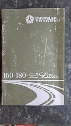 Chrysler 160 180, Ophalen